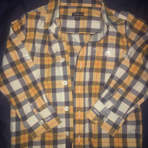 Lot of 5 toddler boy long slv button down shirts - Picture 2 of 6